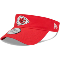 Kansas City Chiefs New Era Main Adjustable Visor Red | NFL