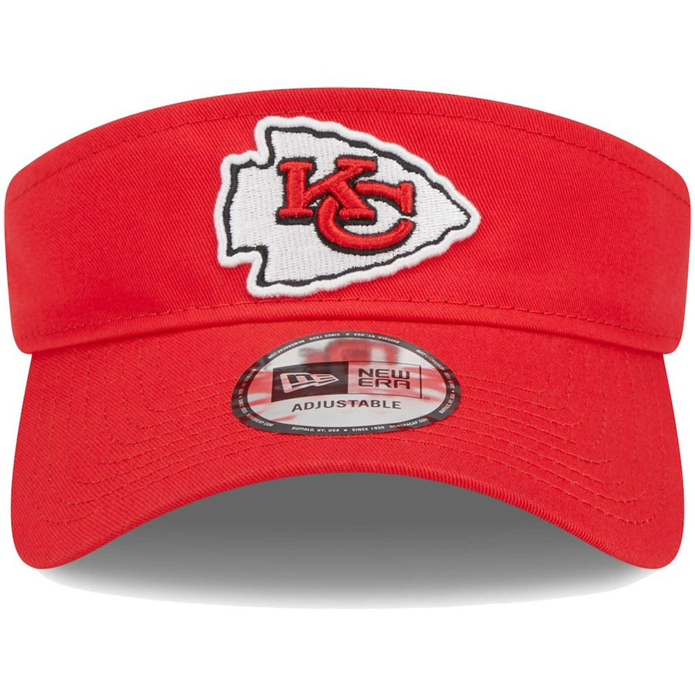 Kansas City Chiefs New Era Main Adjustable Visor Red | NFL