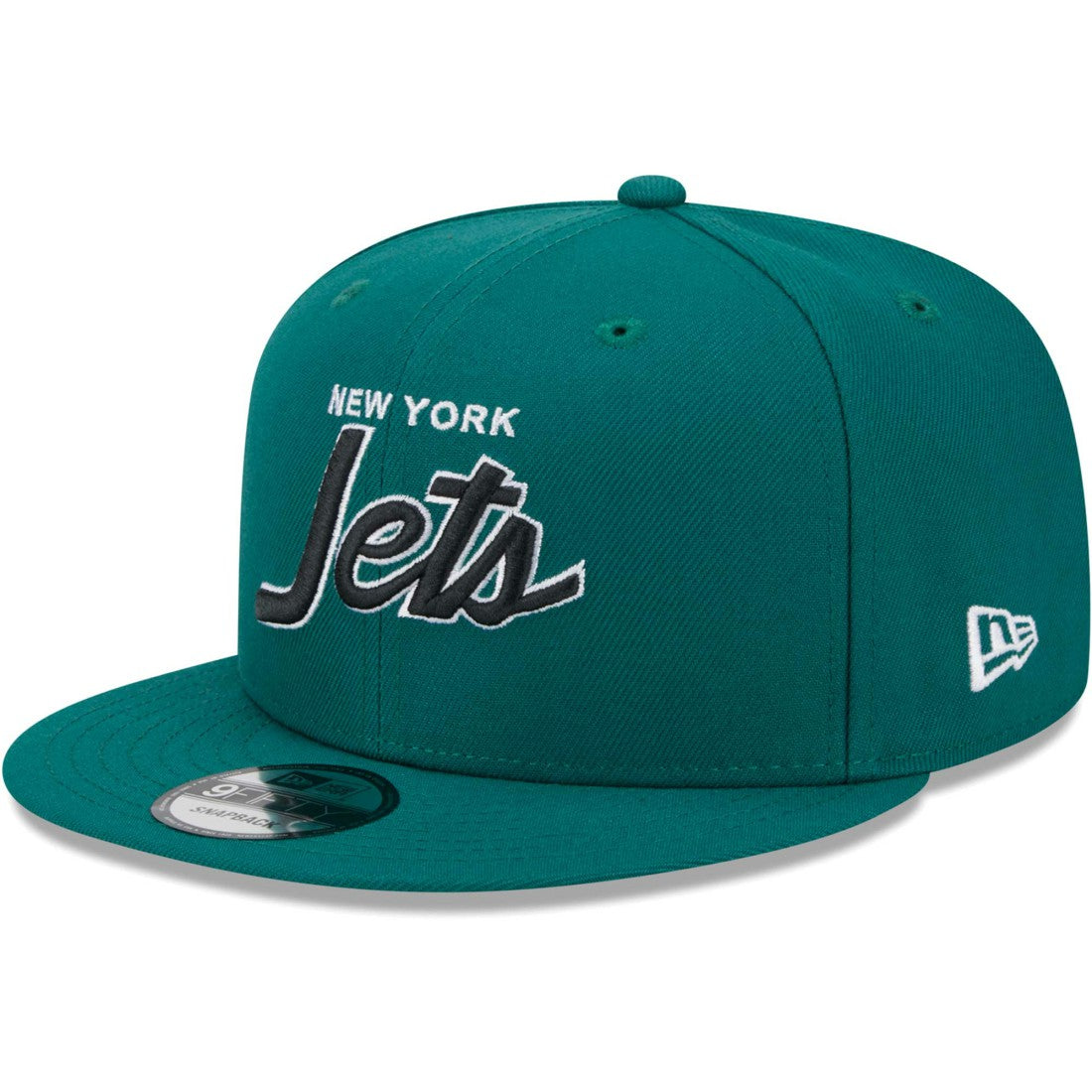 New York Jets New Era Main Script 9FIFTY Snapback Hat Green | NFL