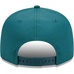 Philadelphia Eagles New Era Main Script 9FIFTY Snapback Hat Midnight Green | NFL