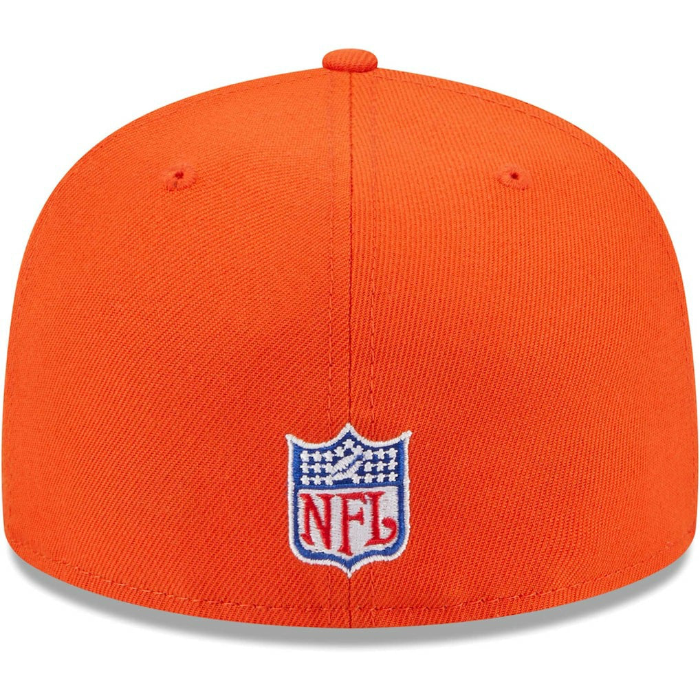 Chicago Bears New Era Throwback Main 59FIFTY Fitted Hat Orange | NFL