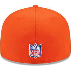 Chicago Bears New Era Throwback Main 59FIFTY Fitted Hat Orange | NFL