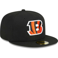 Cincinnati Bengals New Era Main 59FIFTY Fitted Hat Black | NFL