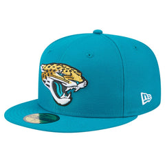 Jacksonville Jaguars New Era Main 59FIFTY Fitted Hat Teal | NFL