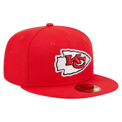 Kansas City Chiefs New Era Main 59FIFTY Fitted Hat Red | NFL