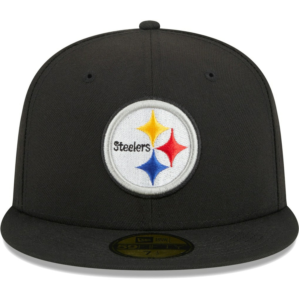 Pittsburgh Steelers New Era Main 59FIFTY Fitted Hat Black | NFL