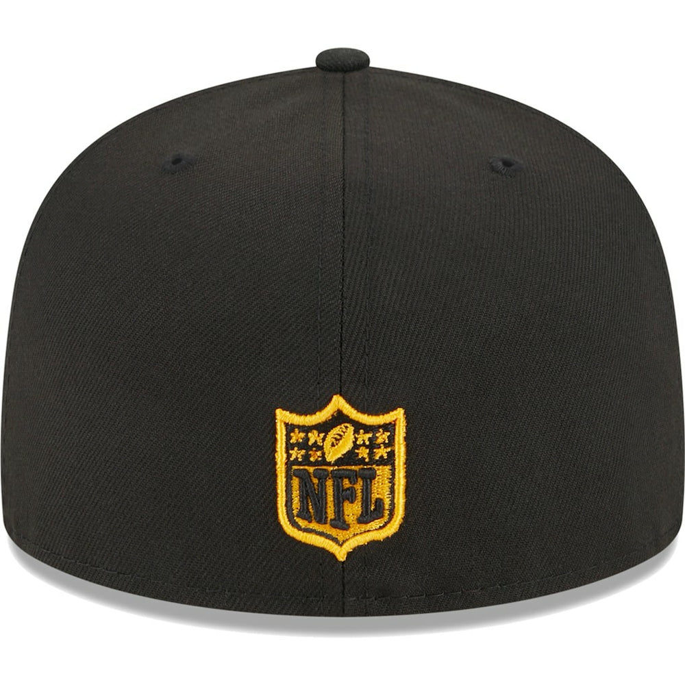 Pittsburgh Steelers New Era Main 59FIFTY Fitted Hat Black | NFL