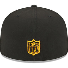 Pittsburgh Steelers New Era Main 59FIFTY Fitted Hat Black | NFL