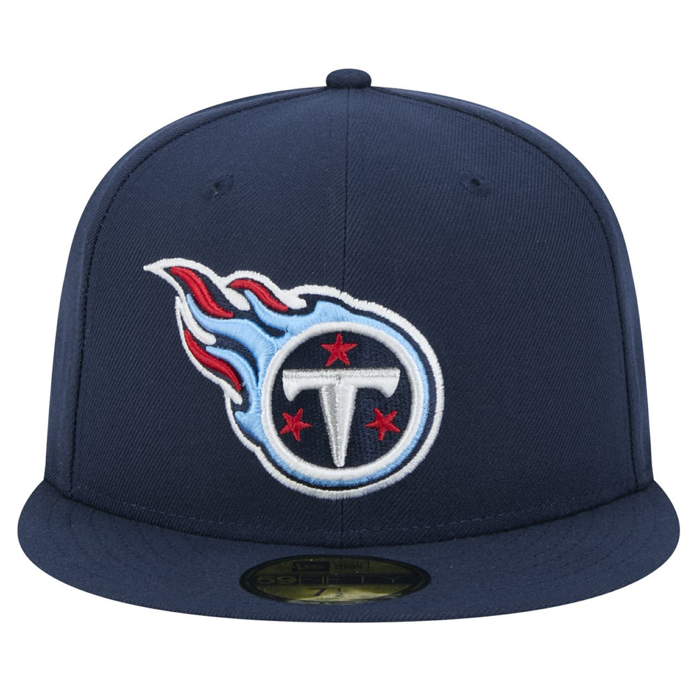 Tennessee Titans New Era Main 59FIFTY Fitted Hat Navy | NFL