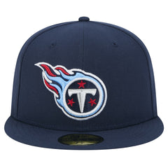 Tennessee Titans New Era Main 59FIFTY Fitted Hat Navy | NFL