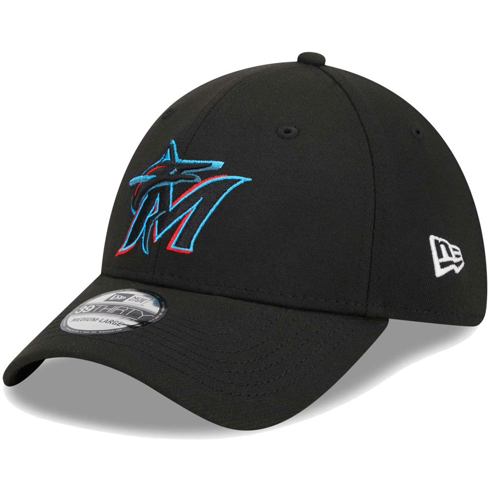 Miami Marlins New Era Logo 39THIRTY Flex Hat - MLB