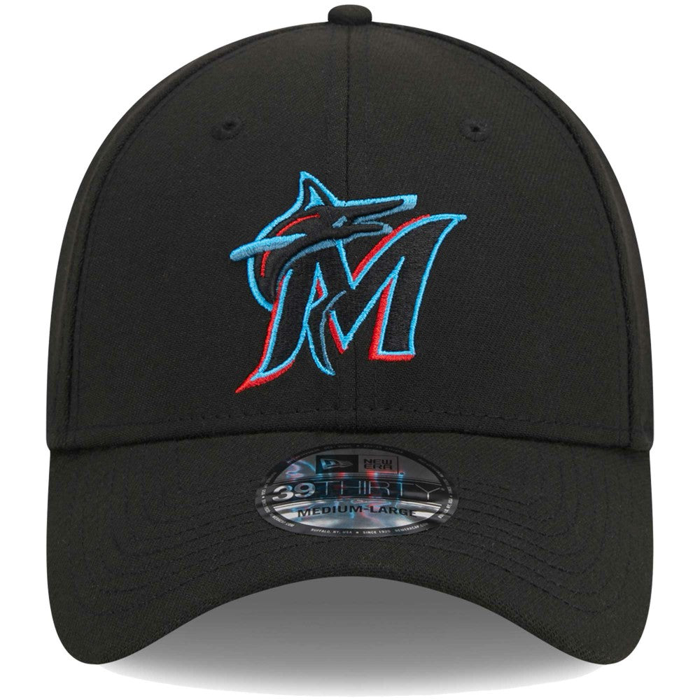 Miami Marlins New Era Logo 39THIRTY Flex Hat - MLB