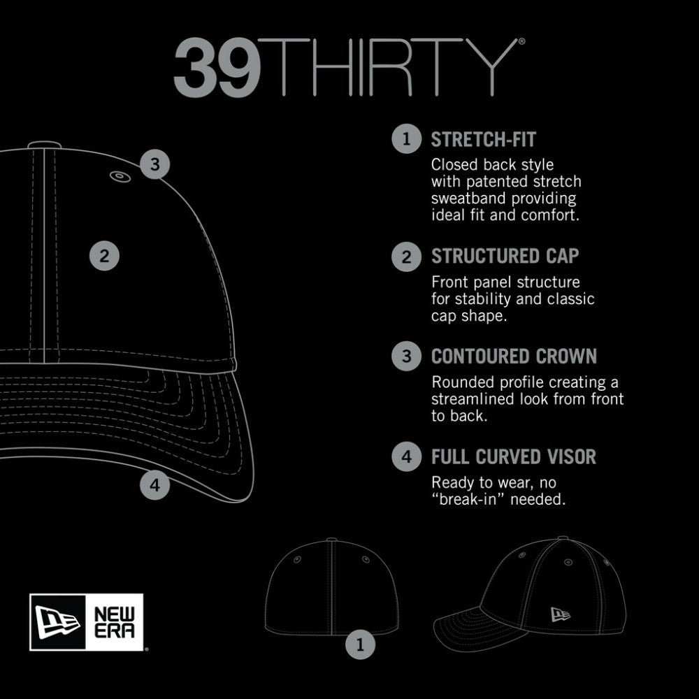 New York Yankees New Era Logo 39THIRTY Flex Hat - MLB