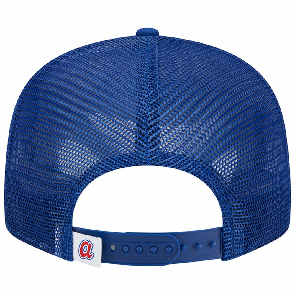 Atlanta Braves New Era Cooperstown Collection Team Color Trucker 9FIFTY Snapback Hat - MLB