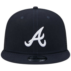 Atlanta Braves New Era Team Color Trucker 9FIFTY Snapback Hat - MLB