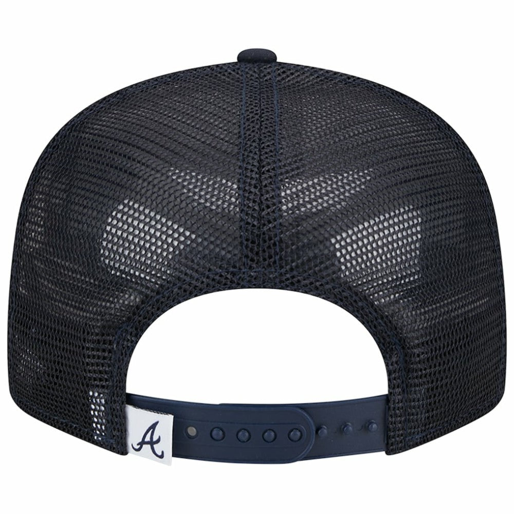 Atlanta Braves New Era Team Color Trucker 9FIFTY Snapback Hat - MLB