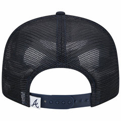Atlanta Braves New Era Team Color Trucker 9FIFTY Snapback Hat - MLB