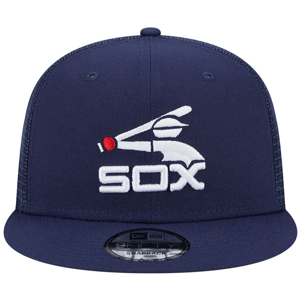 Chicago White Sox New Era Cooperstown Collection Team Color Trucker 9FIFTY Snapback Hat - MLB