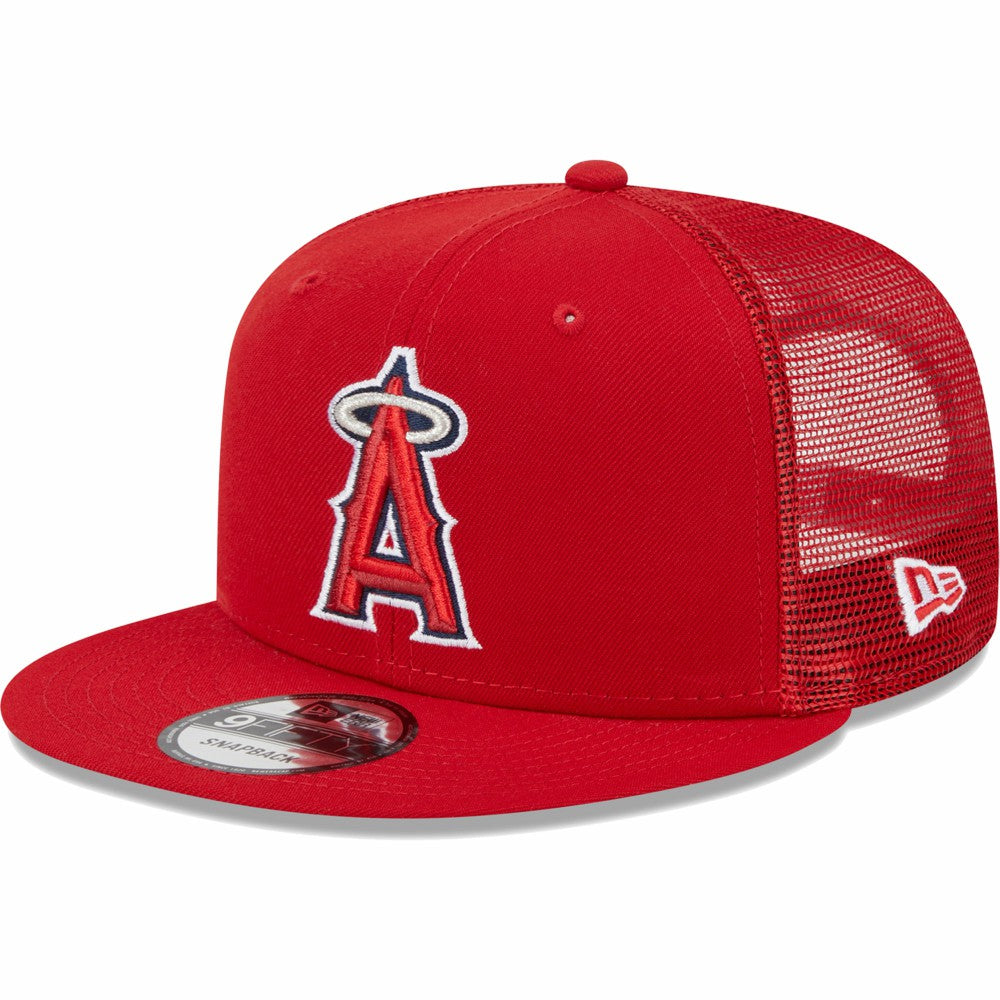 Los Angeles Angels New Era Team Color Trucker 9FIFTY Snapback Hat - MLB