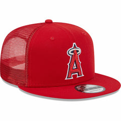 Los Angeles Angels New Era Team Color Trucker 9FIFTY Snapback Hat - MLB
