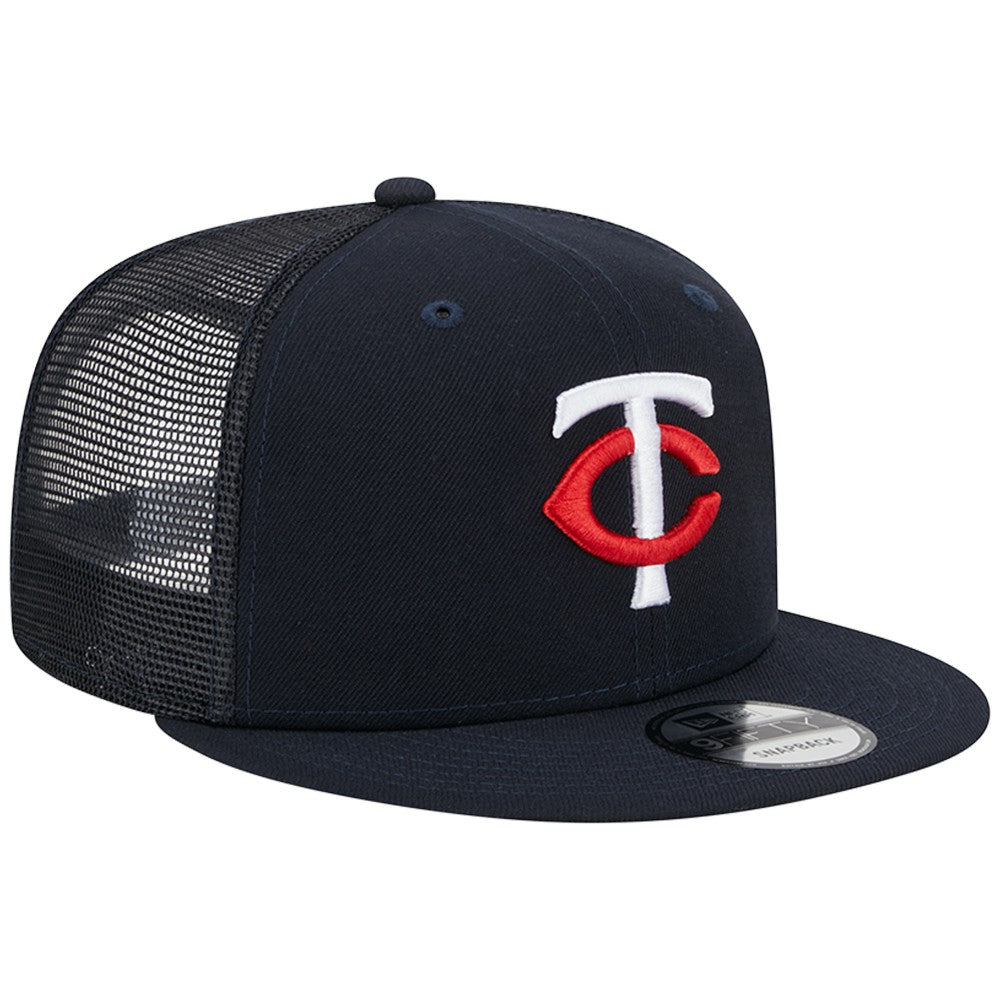Minnesota Twins New Era Team Color Trucker 9FIFTY Snapback Hat - MLB