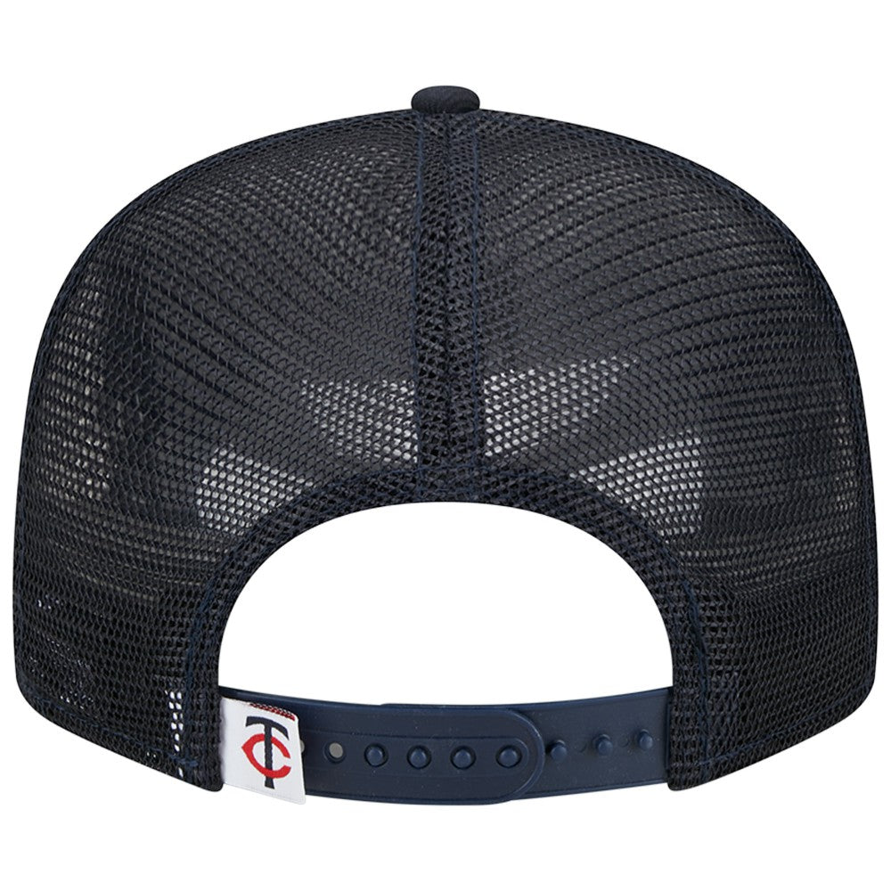 Minnesota Twins New Era Team Color Trucker 9FIFTY Snapback Hat - MLB
