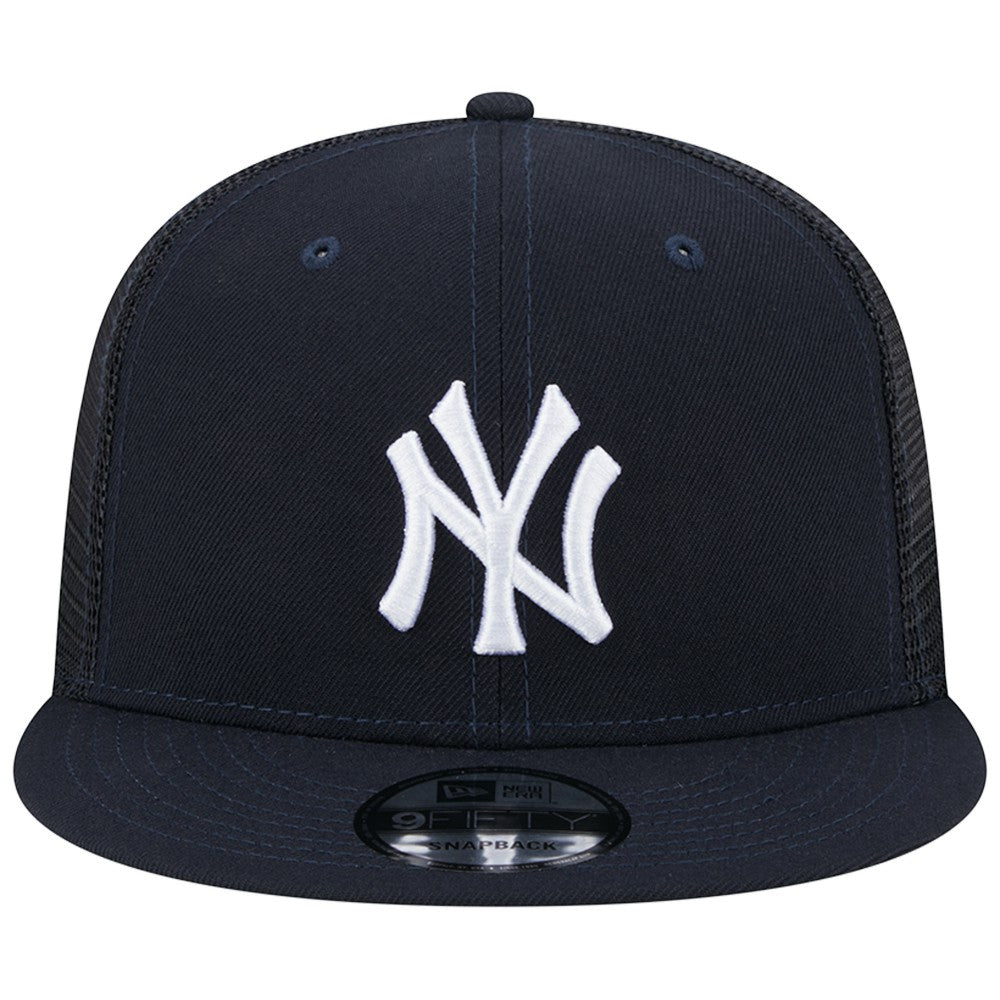 New York Yankees New Era Team Color Trucker 9FIFTY Snapback Hat - MLB