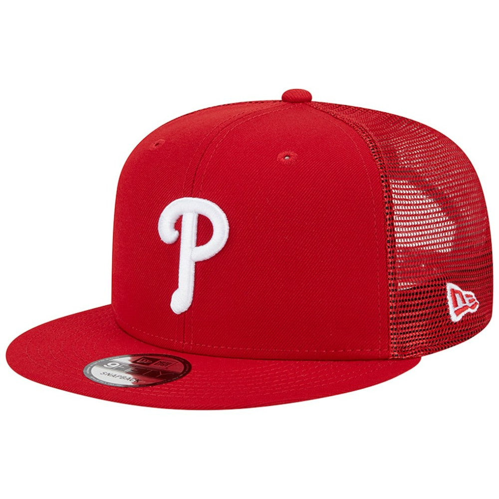 Philadelphia Phillies New Era Team Color Trucker 9FIFTY Snapback Hat - MLB