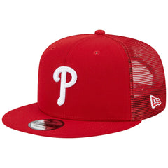 Philadelphia Phillies New Era Team Color Trucker 9FIFTY Snapback Hat - MLB