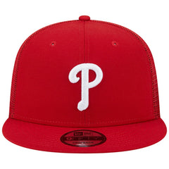 Philadelphia Phillies New Era Team Color Trucker 9FIFTY Snapback Hat - MLB