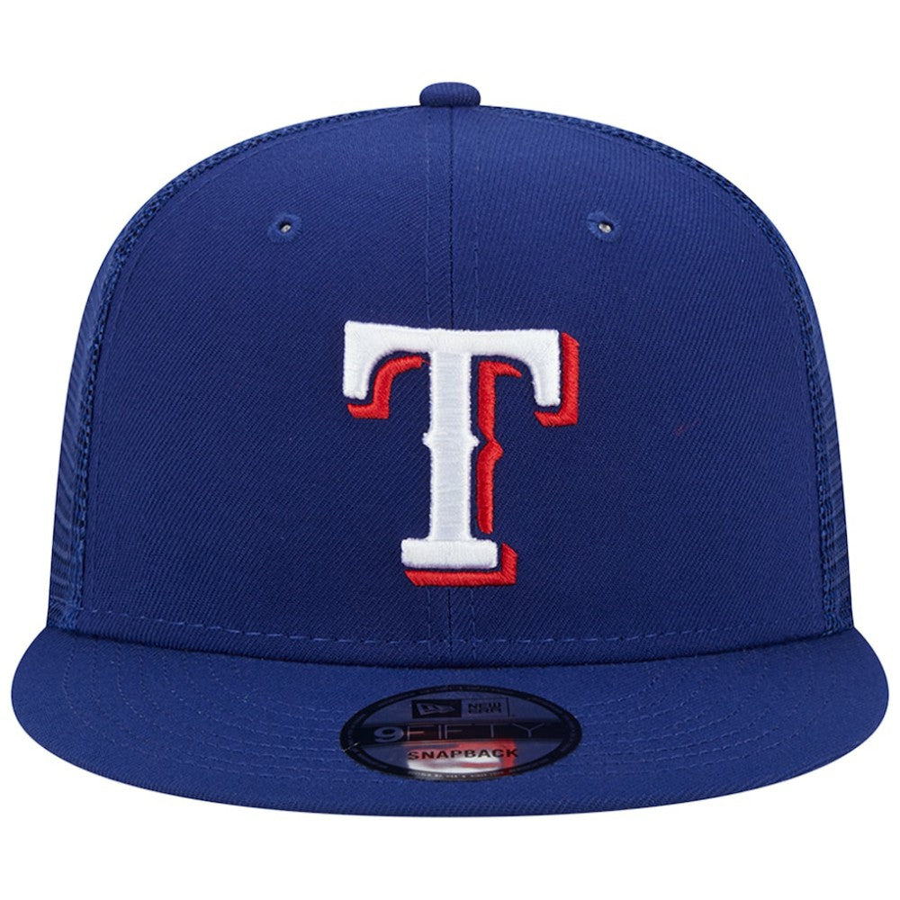 Texas Rangers New Era Team Color Trucker 9FIFTY Snapback Hat - MLB