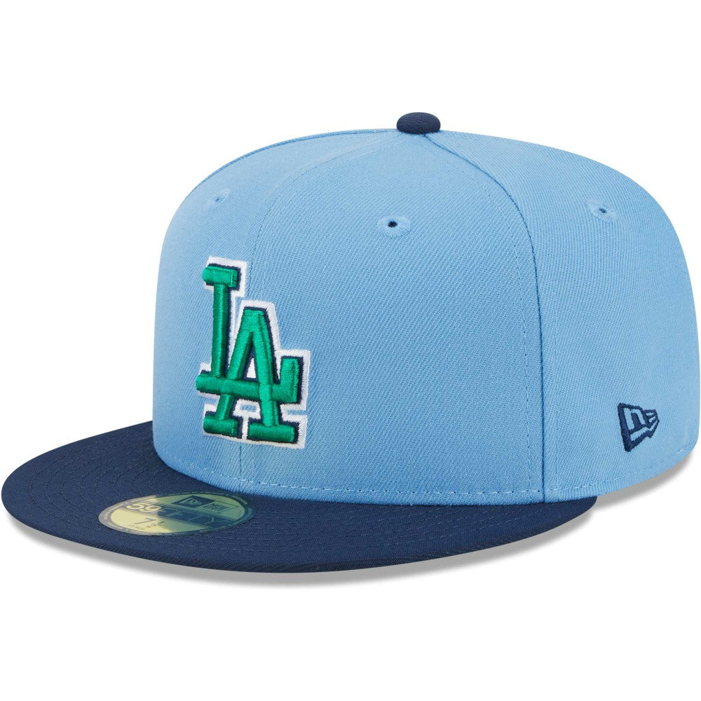 Los Angeles Dodgers New Era Green Undervisor 59FIFTY Fitted Hat - MLB