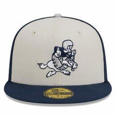 Dallas Cowboys New Era 2023 Sideline Historic 59FIFTY Fitted Hat Cream/Navy | NFL