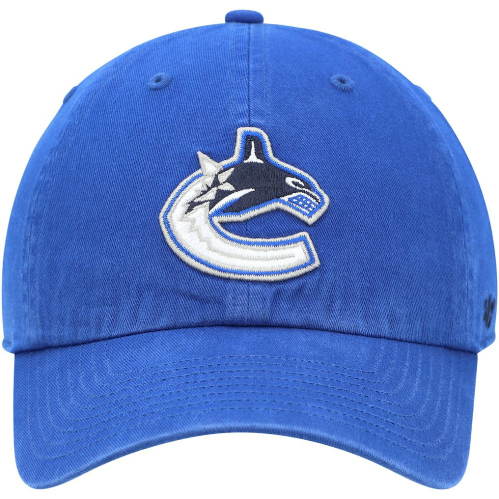 Vancouver Canucks '47 Team Clean Up Adjustable Hat - Blue - NHL