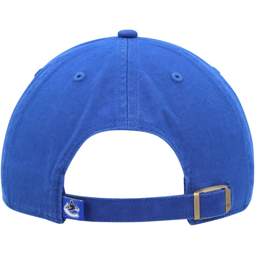 Vancouver Canucks '47 Team Clean Up Adjustable Hat - Blue - NHL