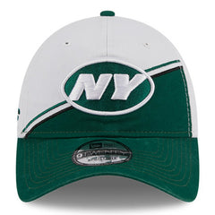 New York Jets New Era 2023 Sideline 9TWENTY Adjustable Hat White/Green | NFL