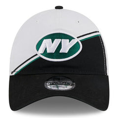 New York Jets New Era 2023 Sideline 9TWENTY Adjustable Hat White/Black | NFL