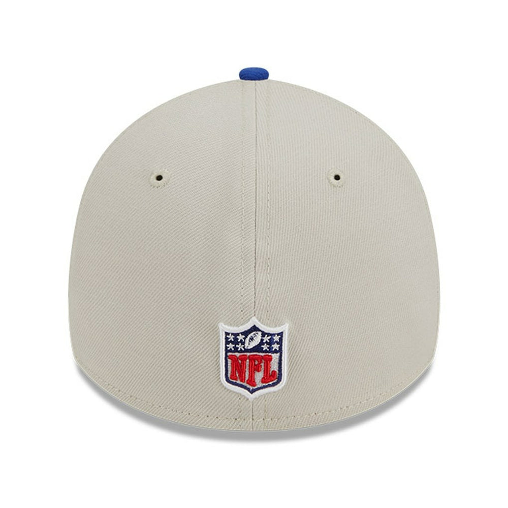 Buffalo Bills New Era 2023 Sideline Historic 39THIRTY Flex Hat Cream/Royal | NFL
