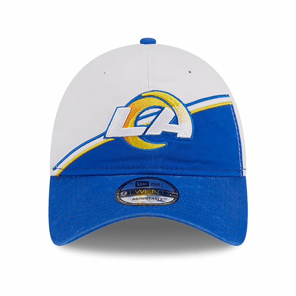 Los Angeles Rams New Era Youth 2023 Sideline 9TWENTY Adjustable Hat White/Royal | NFL