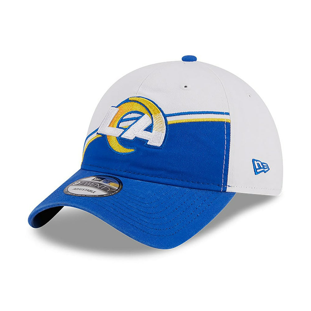 Los Angeles Rams New Era Youth 2023 Sideline 9TWENTY Adjustable Hat White/Royal | NFL