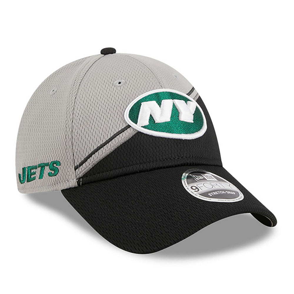 New York Jets New Era 2023 Sideline 9FORTY Adjustable Hat Gray/Black | NFL