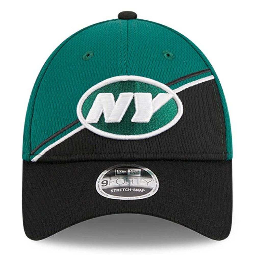 New York Jets New Era 2023 Sideline 9FORTY Adjustable Hat Green/Black | NFL