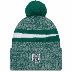 New York Jets New Era 2023 Sideline Cuffed Knit Hat With Pom Green | NFL