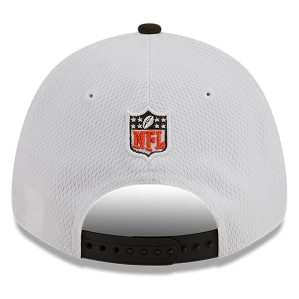 Cleveland Browns New Era 2023 Sideline 9FORTY Adjustable Hat White/Brown | NFL