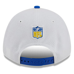 Los Angeles Rams New Era 2023 Sideline 9FORTY Adjustable Hat White/Royal | NFL