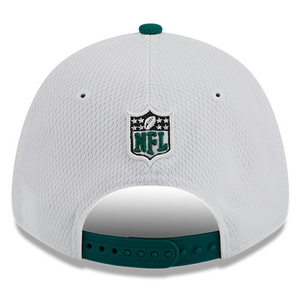 New York Jets New Era 2023 Sideline 9FORTY Adjustable Hat White/Green | NFL