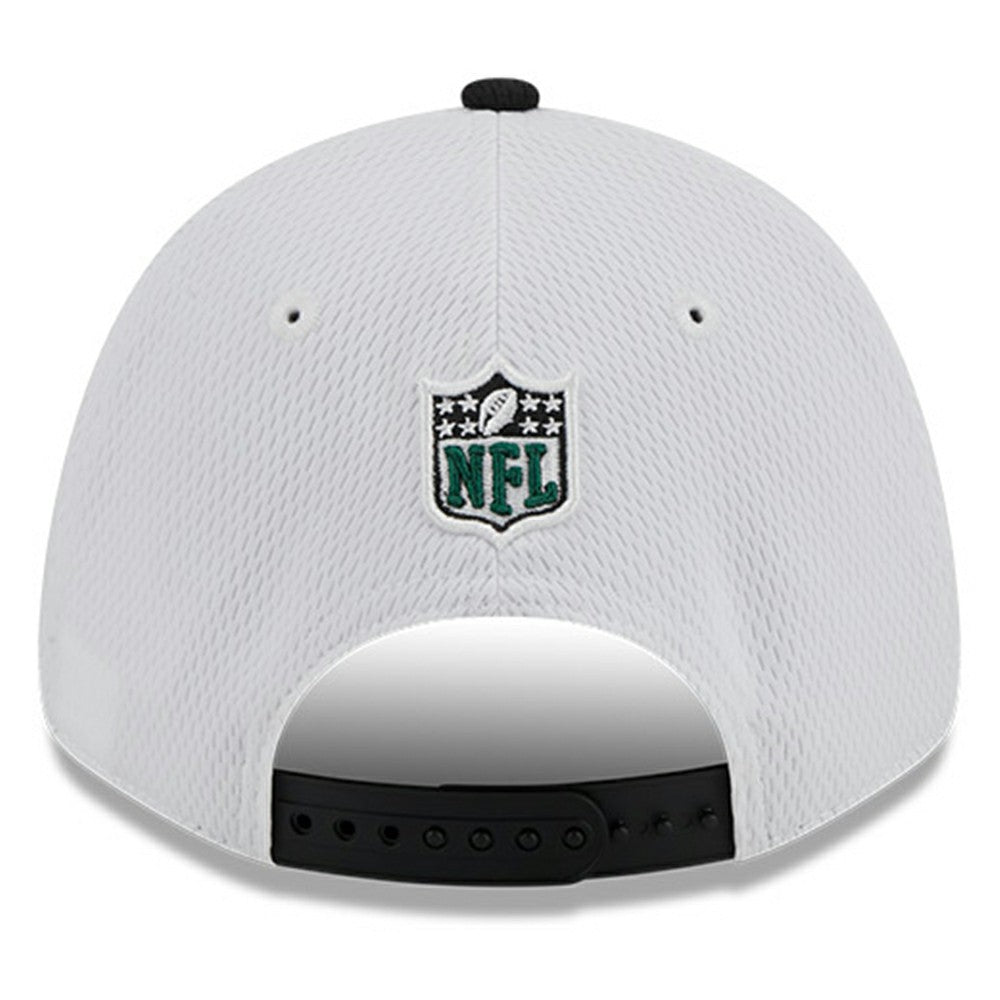 New York Jets New Era 2023 Sideline 9FORTY Adjustable Hat White/Black | NFL