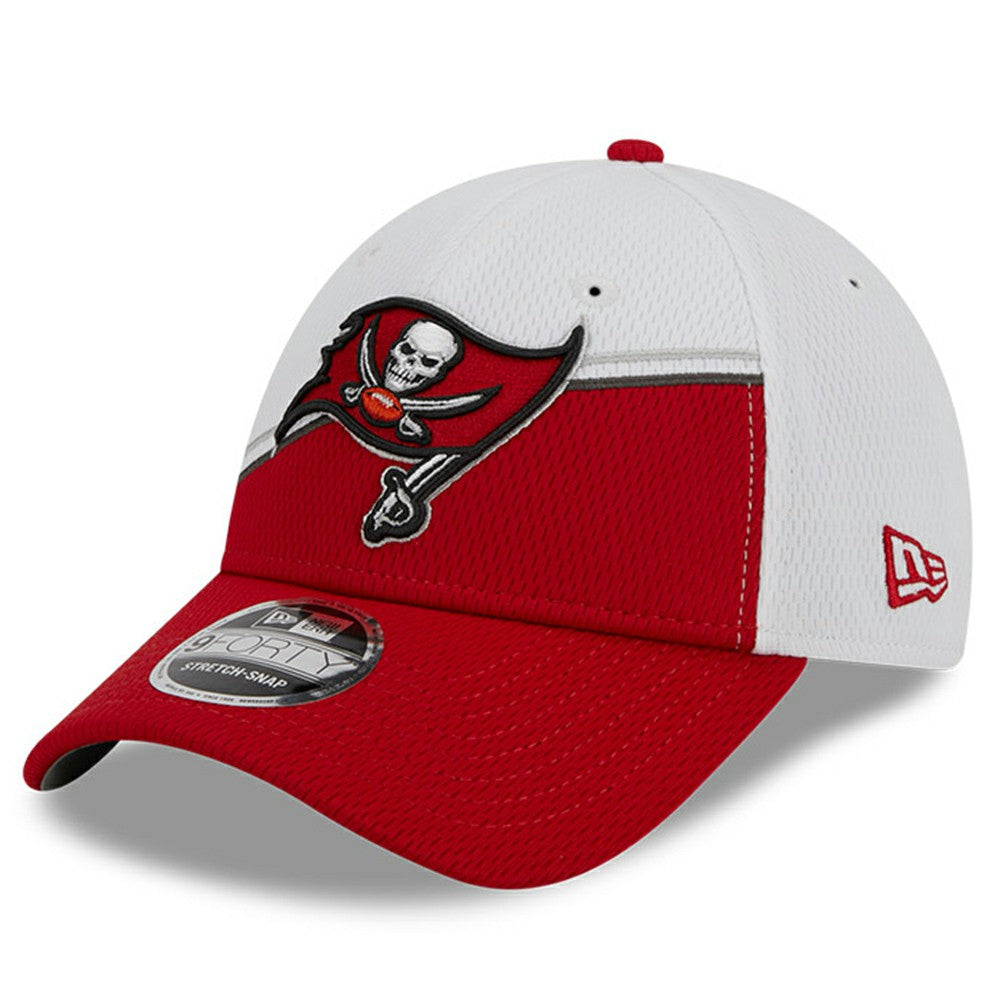 Tampa Bay Buccaneers New Era 2023 Sideline 9FORTY Adjustable Hat White/Red | NFL
