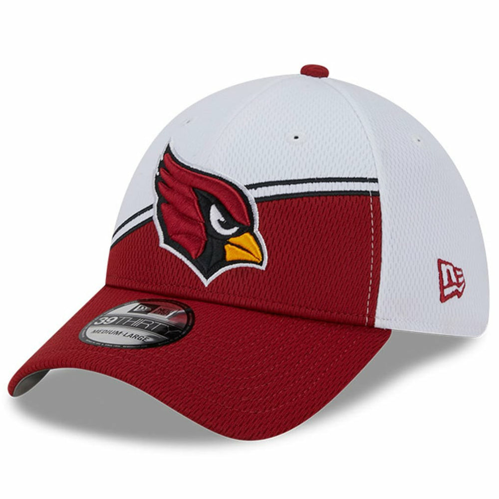 Arizona Cardinals New Era 2023 Sideline 39THIRTY Flex Hat White/Cardinal | NFL