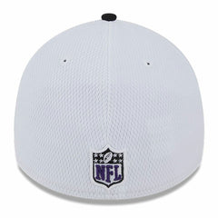 Baltimore Ravens New Era 2023 Sideline 39THIRTY Flex Hat White/Black | NFL